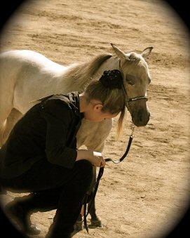 Granddaughter "Tamarah" with Takara in the ring